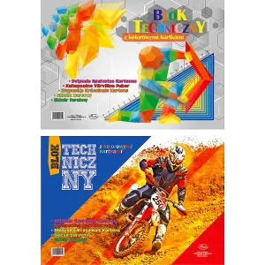 Podložka pro technické kreslení Protos A3 color mix 8k