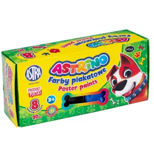 Barva plakátových barev Astra: mix 20 ml 8 barev. (301221002)