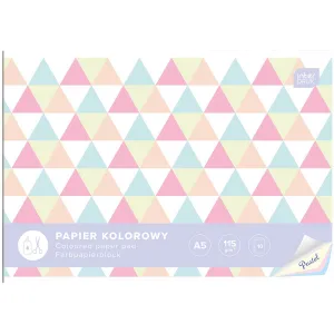 Interdruk PASTEL barevný sešit A5 115g 10k