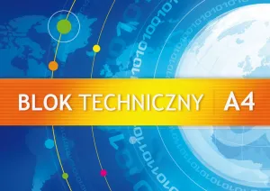 Technický blok Kresba A4 bílá 240g 10k 210mm x 297mm