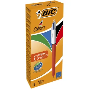 Kuličkové pero Bic 4 Colour Original Fine oil