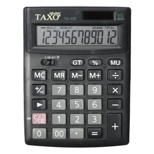 TG-332 Taxo Graphic 12polohová stolní kalkulačka