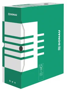 Kartotéka Donau A4 - zelená 120 mm x 340 mm x 297 mm (7662301FSC-06)
