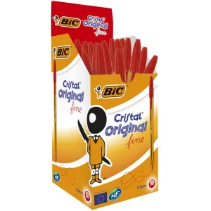 Kuličkové pero Bic CRISTAL FINE RED (872720)