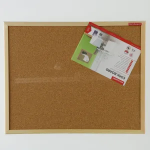 Korková tabule Memoboards v dřevěném rámu 500 mm x 400 mm (TC54)