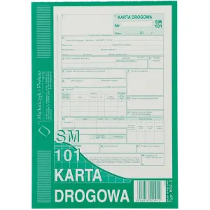 Ofsetový tisk Michalczyk i Prokop Road card ? sam. osob. A5 80k. (802-3)