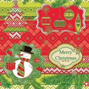 Ubrousky Pol-mak s hvězdičkou - mix 330 mm x 330 mm (Sd GW)