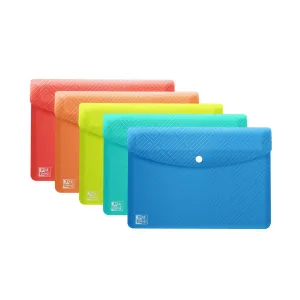 Plastová zaklapávací složka Oxford Urban A6 barva: mix 116 mm x 160 mm (400147028)