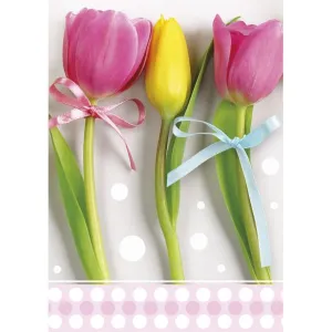 Visačky na dárky, dárky, květiny Pol-Mak 55 x 77 mm mix vzorů