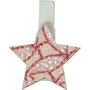 Titanum Craft-Fun Series dřevěné ozdoby XMAS hvězdy spony (18BR-33)