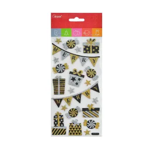 Arpex Glamour Vánoční samolepky (NR6426)