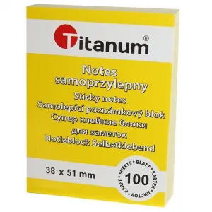 Titanové samolepicí bankovky žluté 100k 38mm x 51mm (S-2005)
