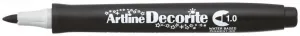 Permanentní popisovač Artline decorite, černý, 1,0 mm, štětečkový hrot (AR-033 3 2)