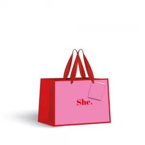 Dárková taška Interdruk GOLD 5902277318046 230mm x 180mm x 100mm (23X18X10)