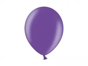 Partydeco metalizovaný gumový balónek 100 ks fialový 12 palců