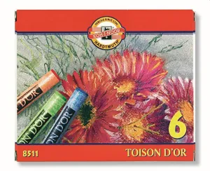 Suché pastely Koh-I-Noor 8511 6 barev.