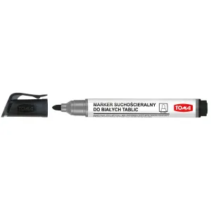 Popisovač Tom's pro suché stírání černý 2,0 mm s kulatým hrotem (TO-266 3 2)