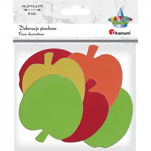 Titanum Craft-Fun Series pěnové ozdoby jablka 8ks. (AD097)