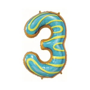 Fóliový balón Godan číslo 3 CAKE 34cal (BC-HCS3)