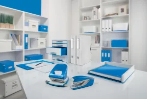 Děrovačka Leitz NeXXt WOW modrá metalická 30k (50081036)