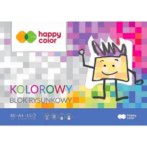 Happy Color Premium A4 barevná kreslící podložka 80g 15k 210mm x 297mm (HA 3708 2030-09)