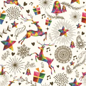 Ubrousky Pol-mak s hvězdičkou - mix 330 mm x 330 mm (Sd GW)