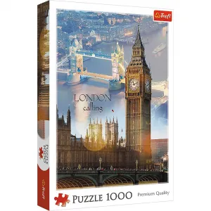 Puzzle Trefl Londýn za svítání 1000 el. (10395)
