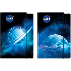 Starpak Nasa A4 kartonová složka s gumou barva: mix (491059)