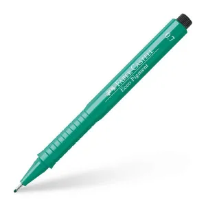 Faber Castell Ecco Pigmentové kreslicí pero, zelené 0,7 mm (166763)