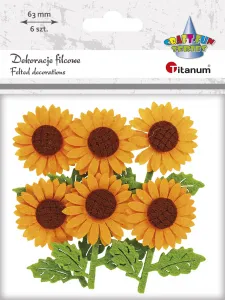 Titanum Craft-Fun Series plstěný ornament slunečnice (BR162)