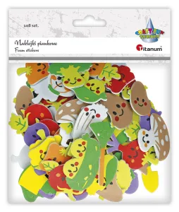 Nálepka (samolepka) Titanum Craft-Fun Series pěnová zelenina (7539)
