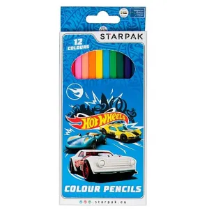 Starpak Hot Wheels pastelky 12 barev (337289)