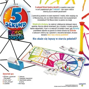 Trefl arkádová hra Mistakos 5 seconds Children versus adults (02120)