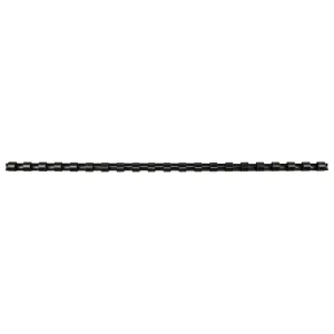 Titanové hřebeny na vázání A4 - černé, průměr 8 mm (8CZ)