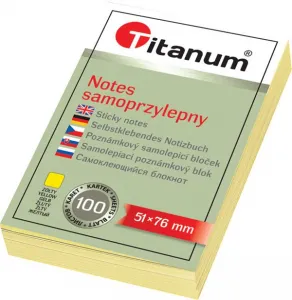 Titanové samolepicí bankovky žluté 100k 51mm x 76mm (S-2004)