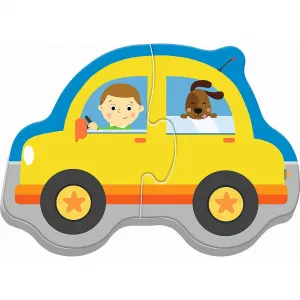 Trefl puzzle baby klasická vozidla 2 el. (36075)