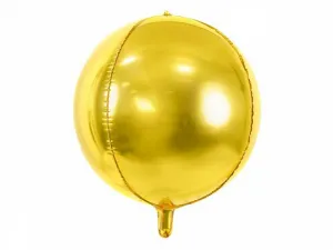 Partydeco Fóliový balónek, 40 cm, zlatý 16cal (FB13M-019)