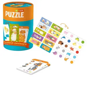 Dodo Puzzle Barevná zvířata oboustranné 10x2 el. (MON200100)