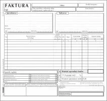 Vlastní tisk faktury Stolgraf DPH 2/3 A4 brutto 2/3 A4 100k. (F16)