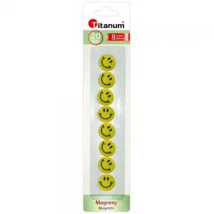 Titanový kulatý magnet 20 mm - žlutý 20 mm (T-25029)