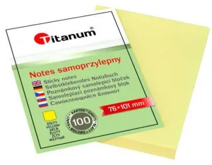 Titanové samolepicí bankovky žluté 100k 76mm x 101mm (S-2002)