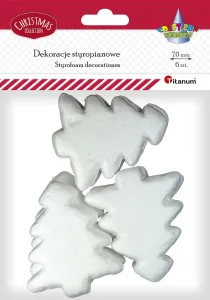Titanová polystyrenová ozdoba Craft-Fun Series Vánoční stromek