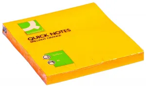 Samolepicí bločky Q-Connect oranžové 80k 76mm x 76mm (KF10517)