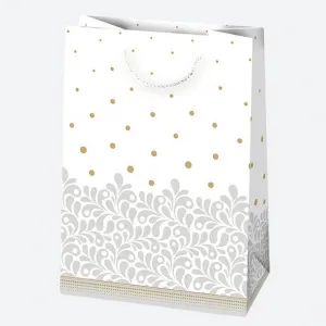 Dekorační sáček s třpytivými vzory Pol-Mak mix 230x320x110 (T5B)