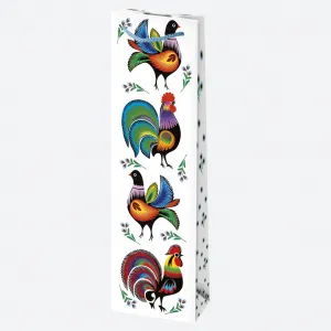 Dárková taška na láhev Pol-mak 120 mm x 400 mm x 90 mm (T12)