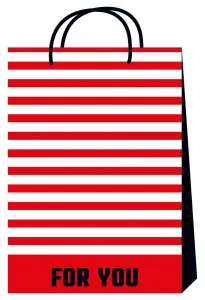 Dárková taška Interdruk A4+ 105 mm x 340 mm x 90 mm (TORTH5)