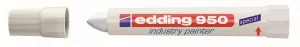 Speciální popisovač Edding 950, bílý, 10 mm, kulatý hrot