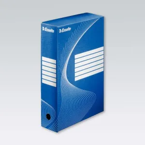 Archivní krabice Esselte Boxy 100 A4 - modrá 245 mm x 100 mm x 345 mm (128421)