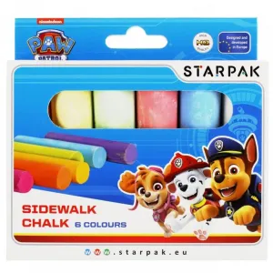 Starpak Tlapková patrola barva křídy: mix 6 ks (477810)