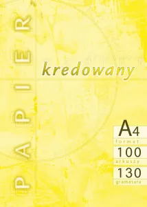 Křídový papír A4 - bílý 210 mm x 297 mm